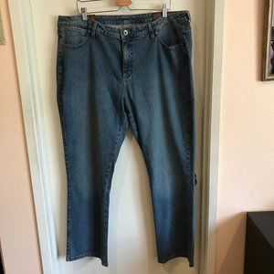 Wrangler Aura Tinted Mid-Stone Blue Jeans WUT74TM Plus Size 22 Average